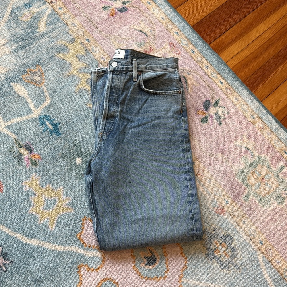 NWT Agolde 90’s pinch waist high rise straight - Picture 9 of 9